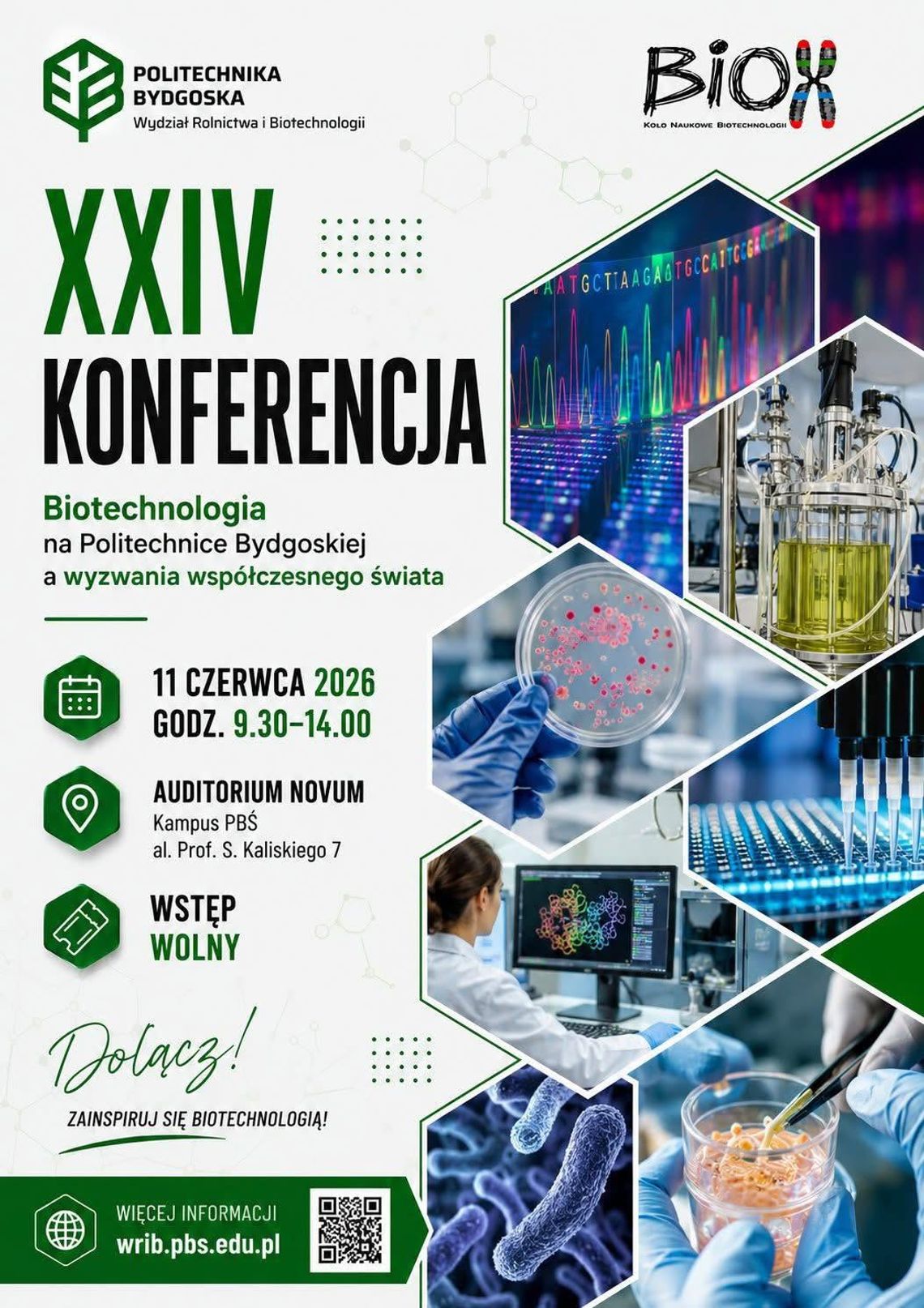 Biotechnologia na Politechnice Bydgoskiej a wyzwania współczesnego świata Biotechnologia na Politechnice Bydgoskiej a wyzwania współczesnego świata