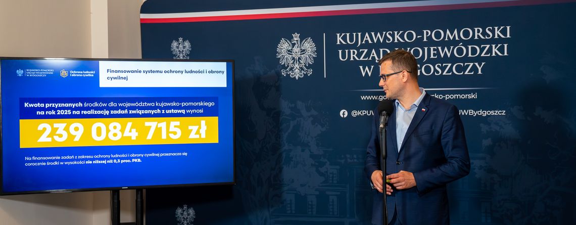 Blisko 240 milionów złotych na ochronę ludności i obronę cywilną w regionie
