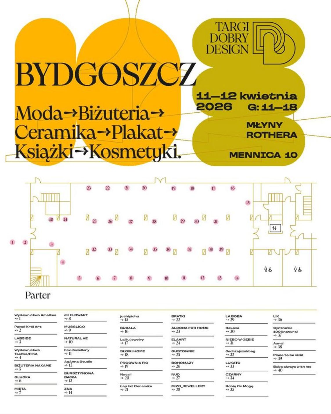 Bydgoszcz: Targi Dobry Design 2026 Plakat promujący Targi Dobry Design