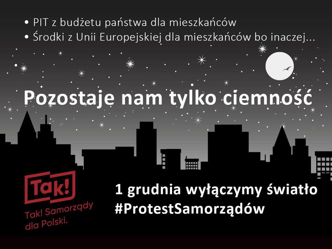 Bydgoszcz włącza się w ogólnopolski protest samorządów. Wygaszony zostanie pylon Mostu Uniwersyteckiego