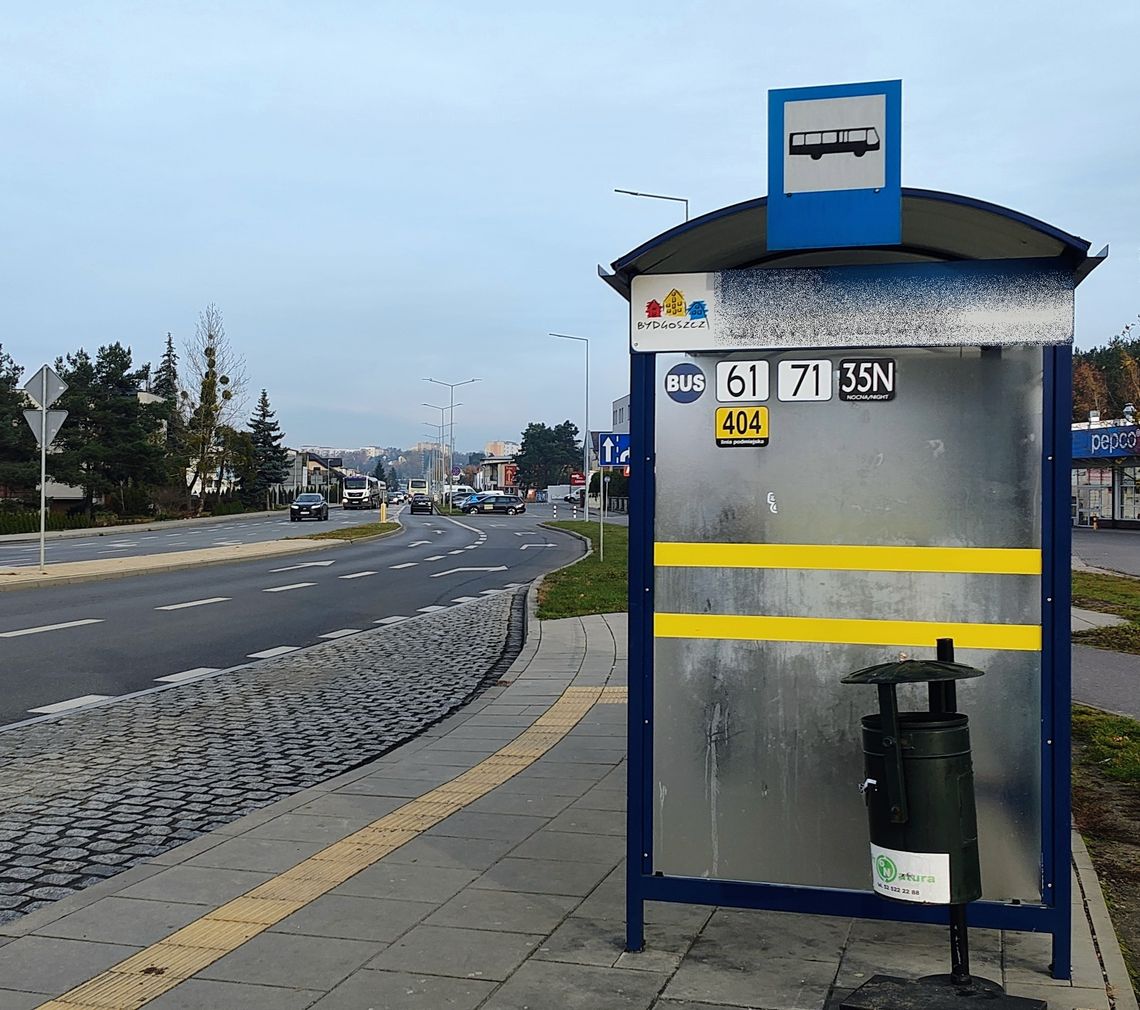 Czternaście nowych wiat na przystankach w Bydgoszczy przed latem 2026
