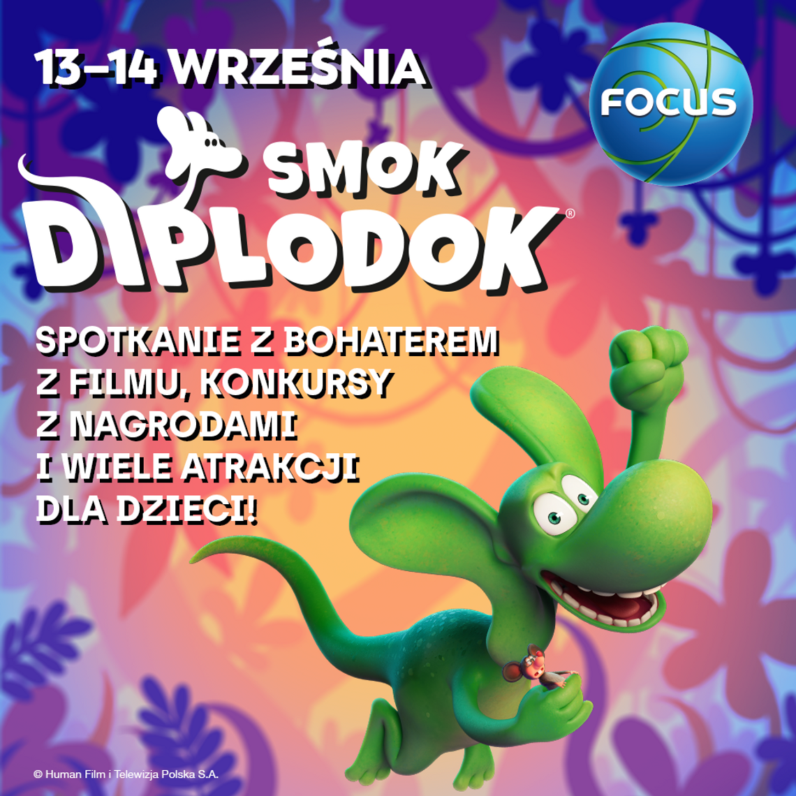 Do wspólnej zabawy zaprasza Smok Diplodok!