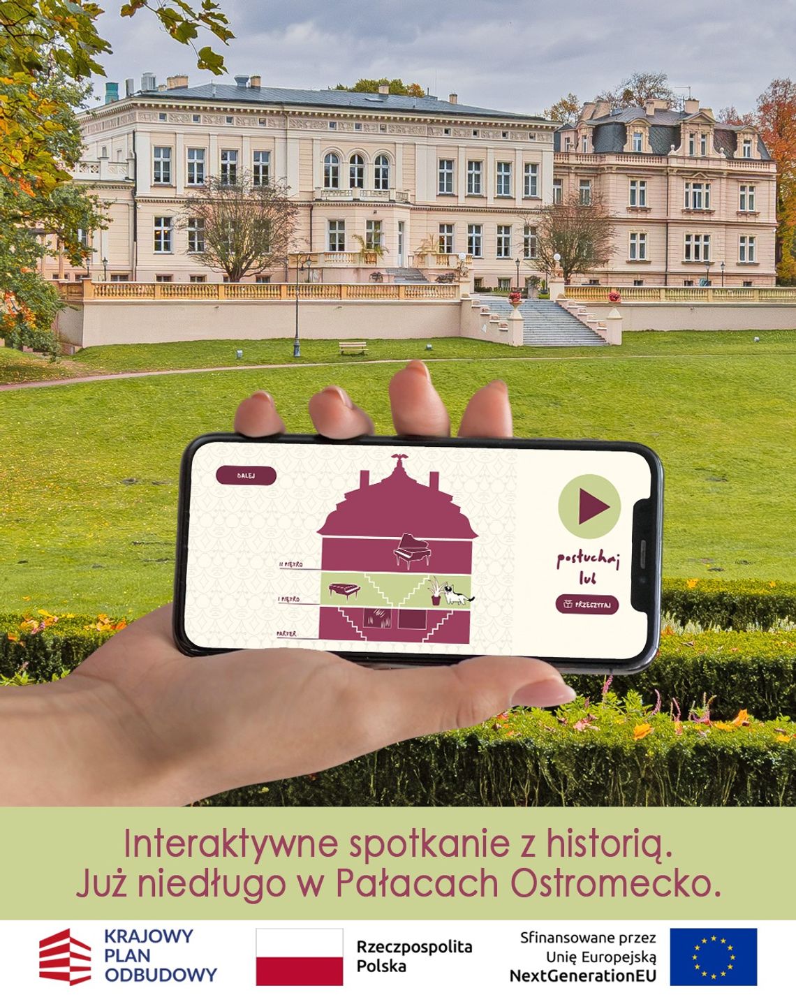 "Dziewiąte życie kota" — gra mobilna otwiera zwiedzanie Pałaców w Ostromecku