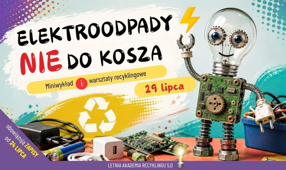 Elektroodpady nie do kosza | Miniwykład i warsztaty recyklingowe Elektroodpady nie do kosza | Miniwykład i warsztaty recyklingowe
