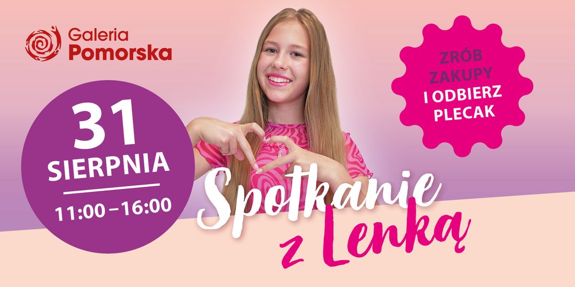 Hejka, tu Lenka w Galerii Pomorskiej