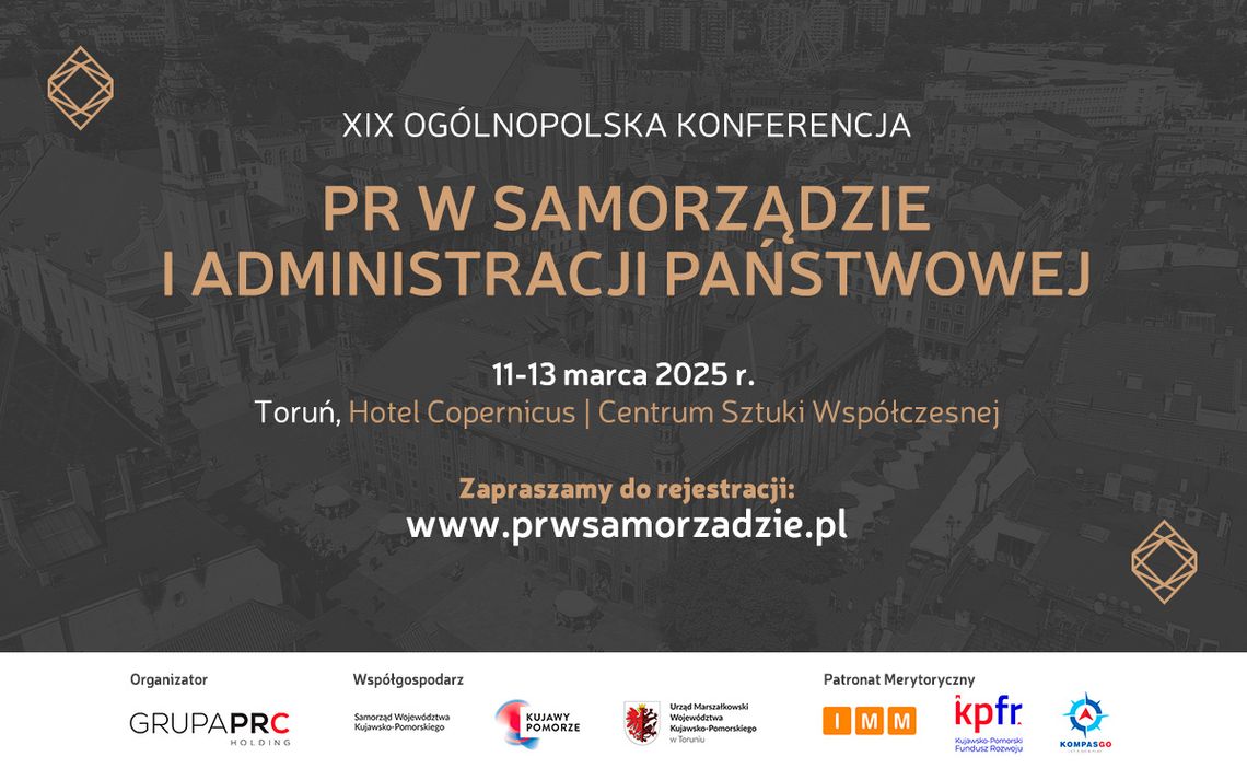 Już wkrótce XIX edycja konferencji PR w Samorządzie i Administracji oraz konkurs Kryształy PR-u