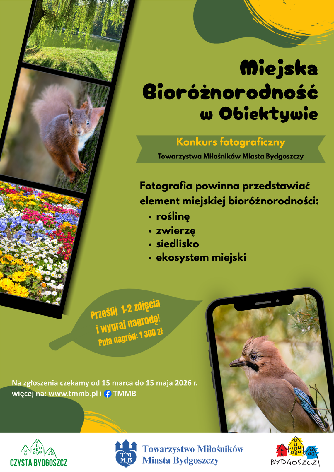 Konkurs fotograficzny "Miejska bioróżnorodność w obiektywie"