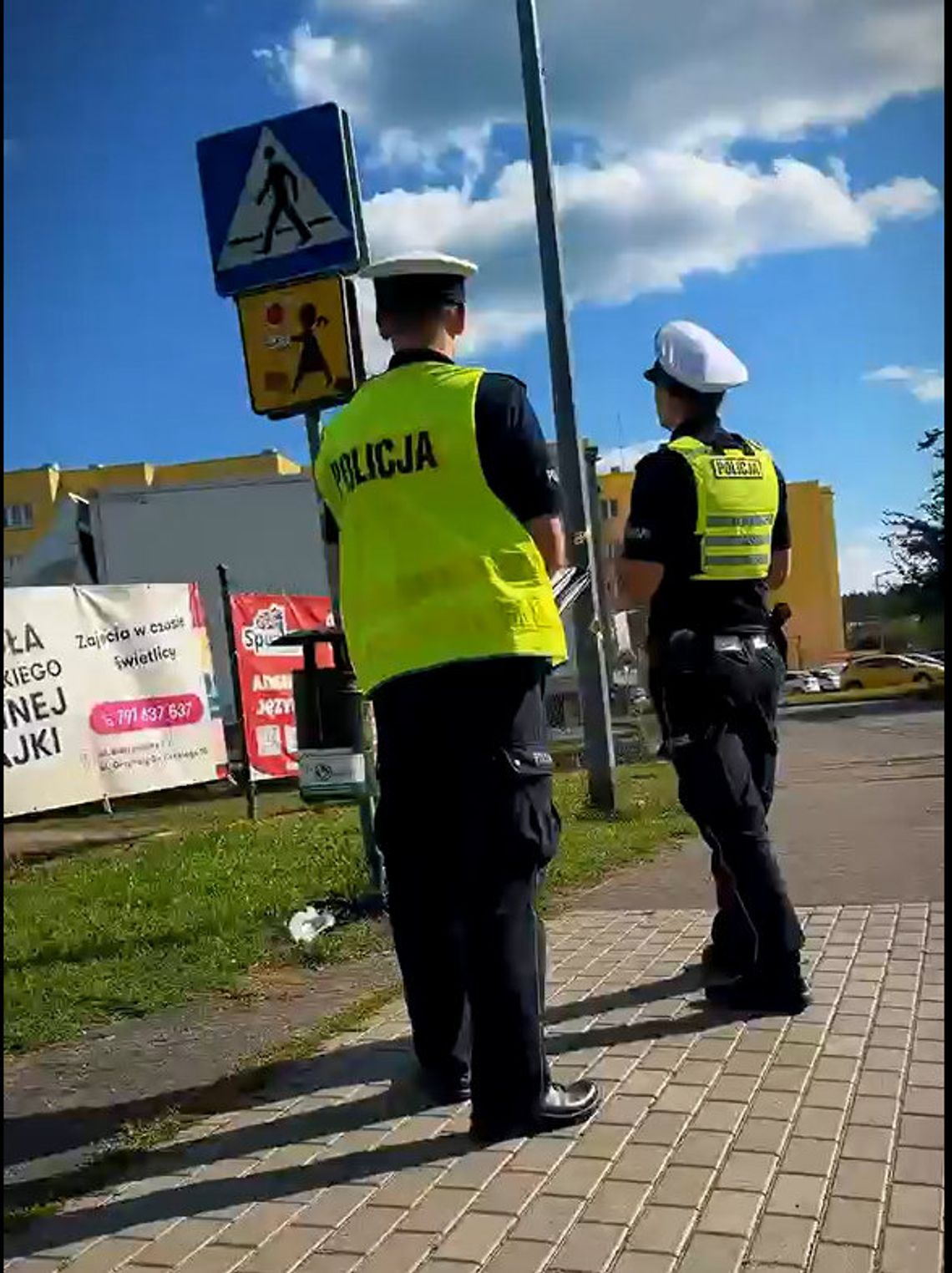 Kontrolowali oznakowanie dróg w okolicach bydgoskich szkół