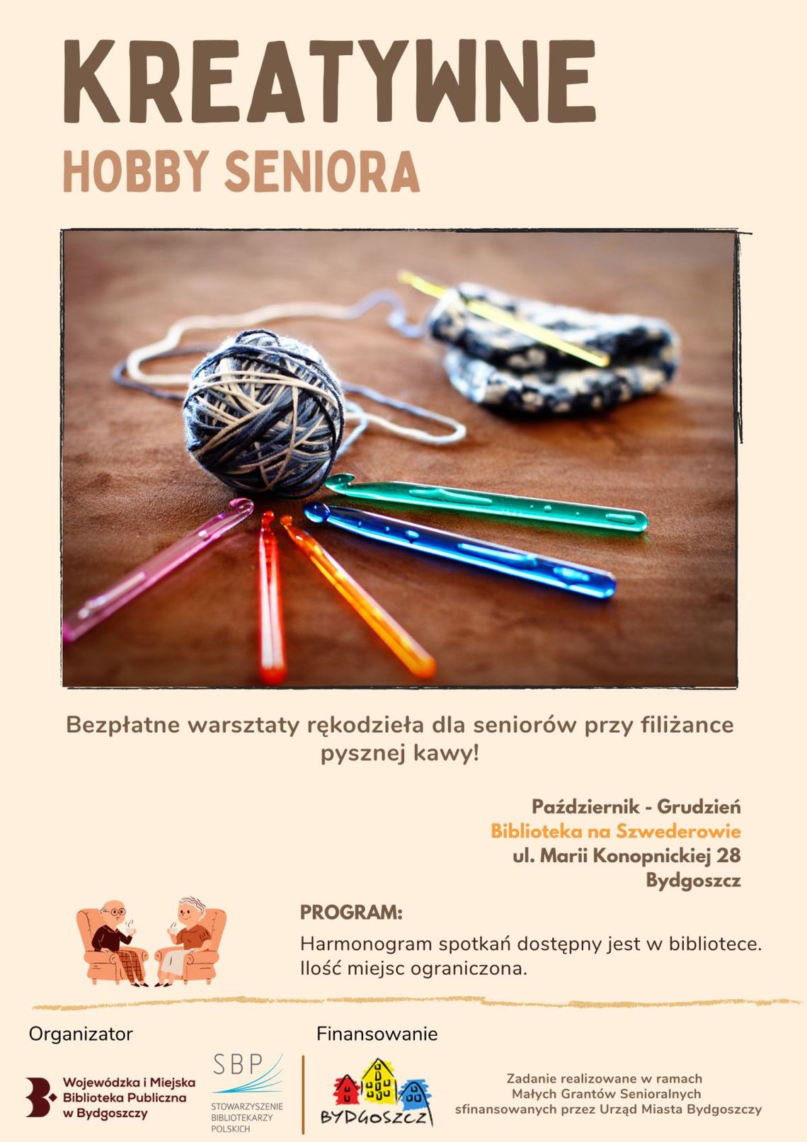 "Kreatywne hobby dla seniora" w bydgoskiej bibliotece 