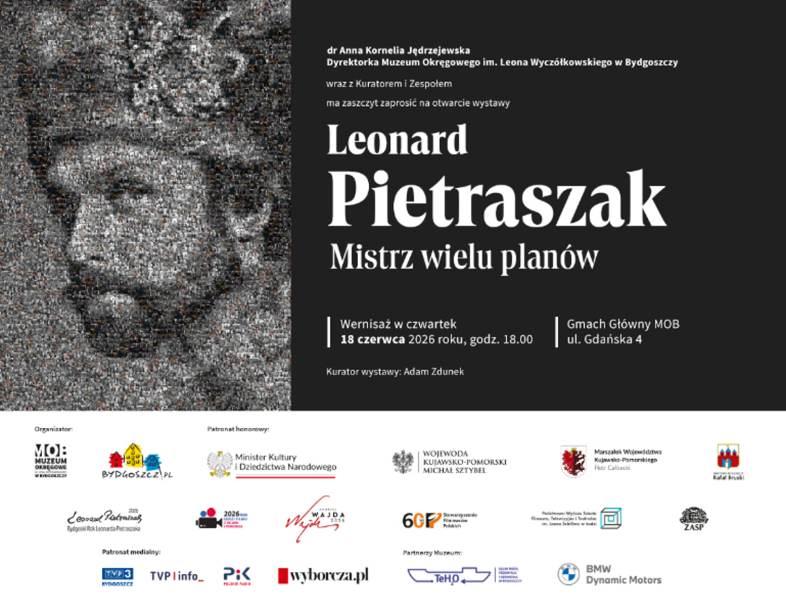 "Leonard Pietraszak. Mistrz wielu planów" – nowa wystawa w Gmachu Głównym MOB "Leonard Pietraszak. Mistrz wielu planów" – nowa wystawa w Gmachu Głównym MOB