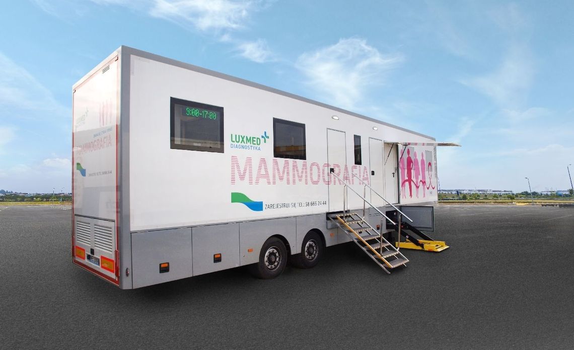 Mobilna pracownia mammograficzna znowu w Bydgoszczy