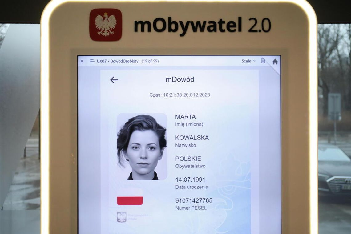 mObywatel z funkcją wykonania telefonem zdjęcia do dowodu osobistego
