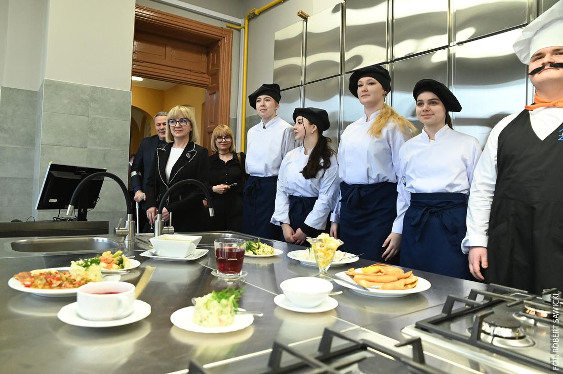 Modernizacja pracowni Zespołu Szkół Gastronomiczno-Hotelarskich zakończona