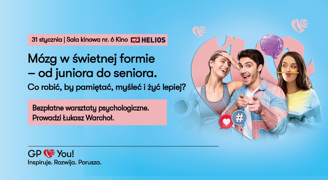 Mózg w świetnej formie. Bezpłatny wykład o zdrowiu w Galerii Pomorskiej