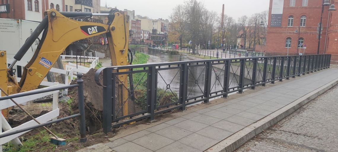 Nabrzeże Wenecji Bydgoskiej i ulica Ku Młynom będzie połączone nowymi schodami