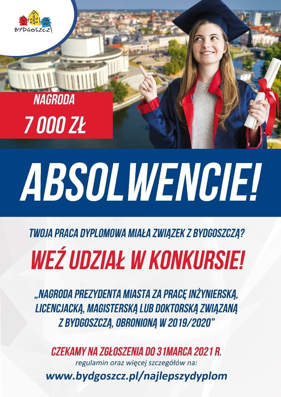 Nagroda za najlepszą pracę dyplomową o Bydgoszczy 