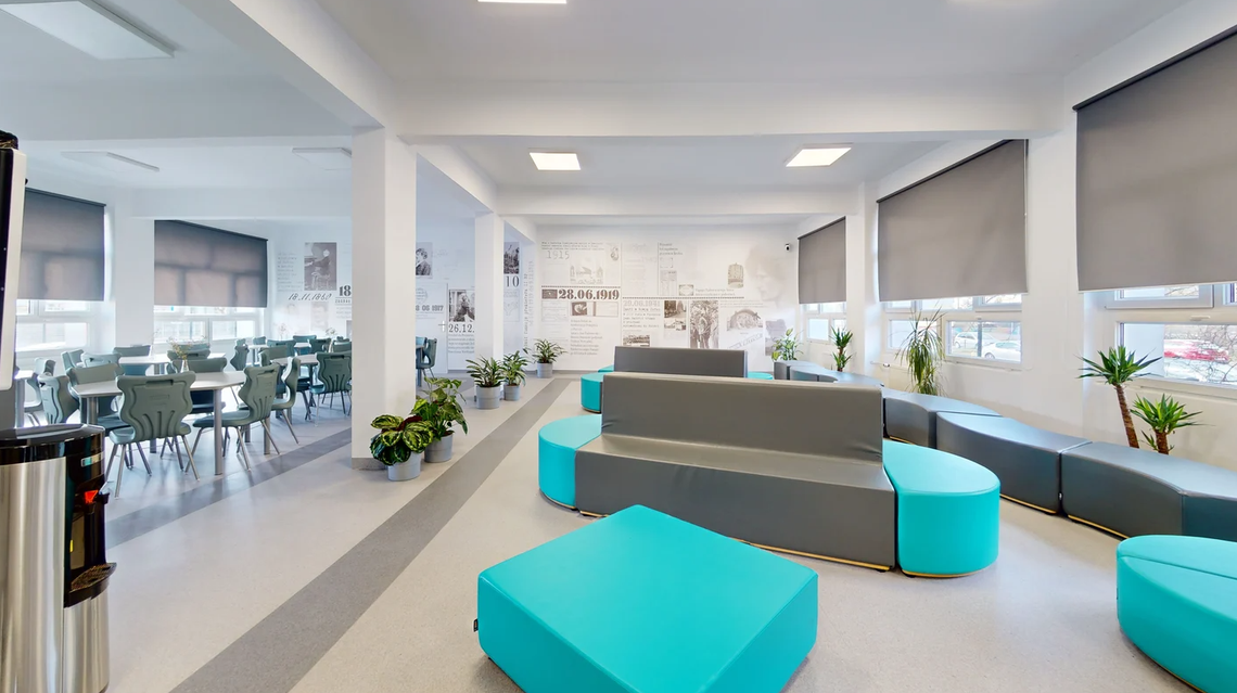 Nowe serce V LO w Bydgoszczy. Świetlica z muralem Paderewskiego już tętni życiem