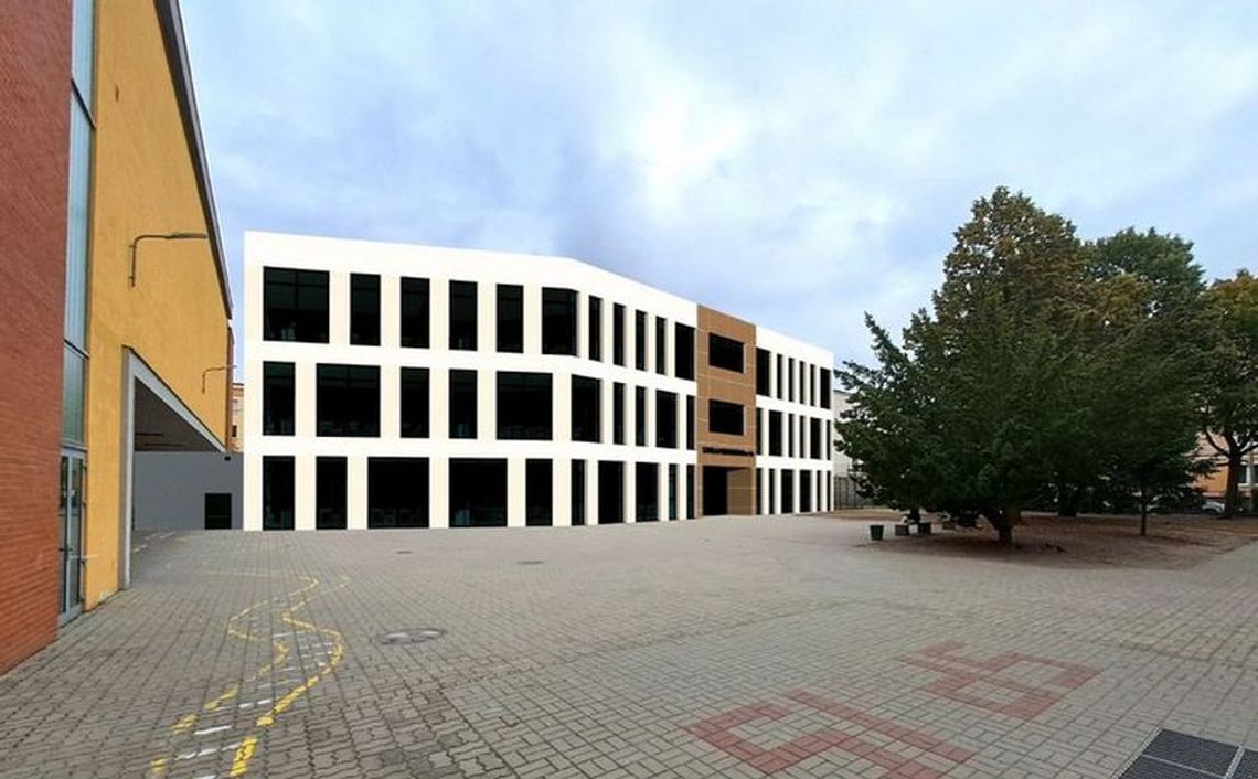 Nowy gmach dla szkoły na Leśnym. Bydgoszcz rozbudowuje sportową podstawówkę