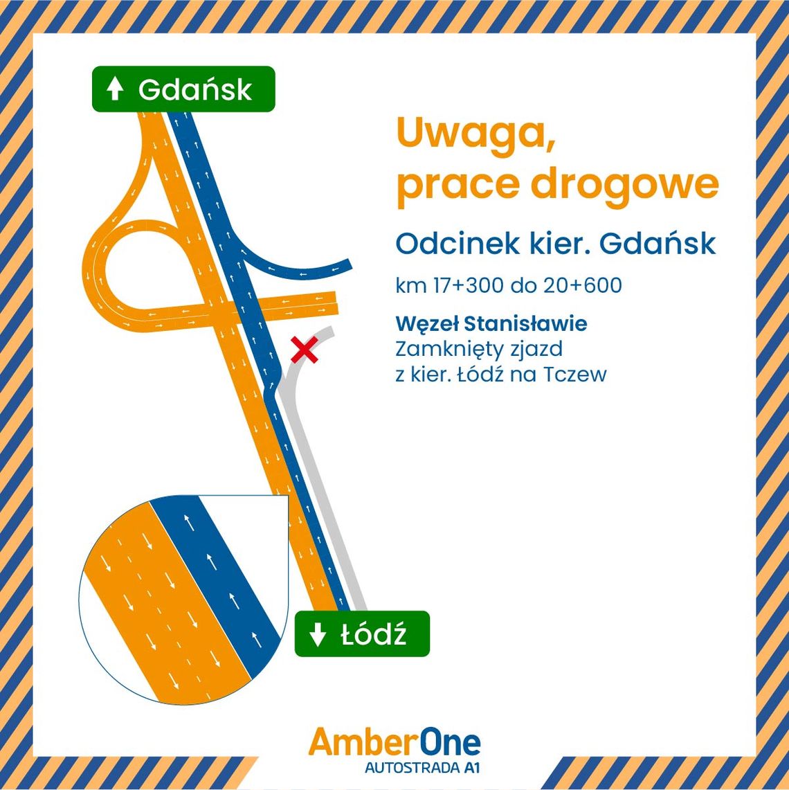 Od 23 września rusza remont 9-kilometrowego odcinka autostrady między Kopytkowem a Warlubiem. Będą utrudnienia w ruchu Od 23 września rusza remont 9-kilometrowego odcinka autostrady między Kopytkowem a Warlubiem. Będą utrudnienia w ruchu