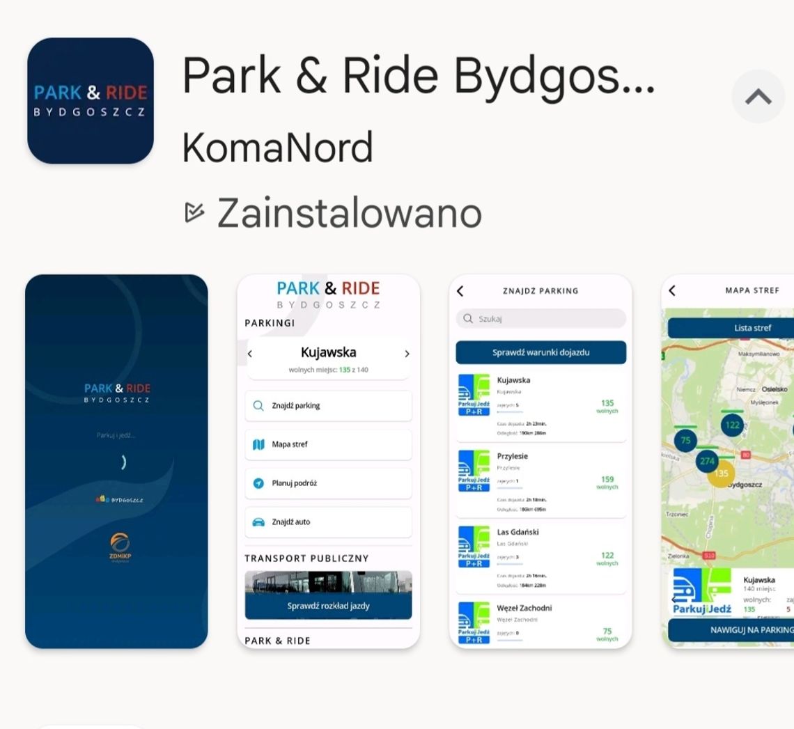Park & Ride w Bydgoszczy. Coraz więcej użytkowników korzysta z tej usługi