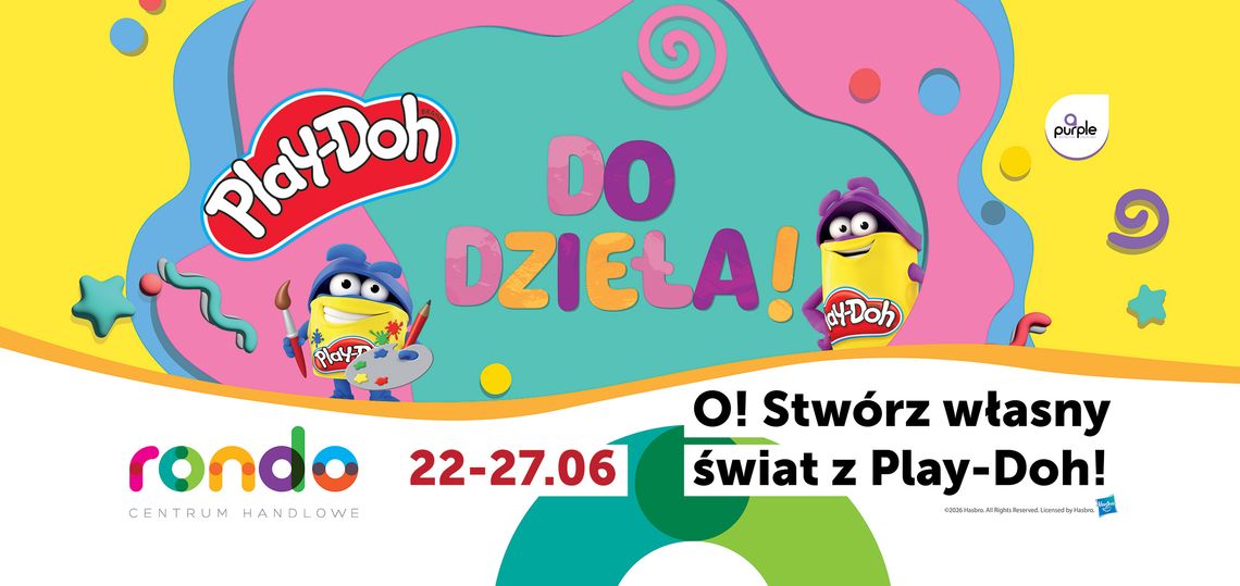 Play-Doh w CH Rondo: sześć dni rodzinnej zabawy na dobry początek wakacji Play-Doh w CH Rondo: sześć dni rodzinnej zabawy na dobry początek wakacji