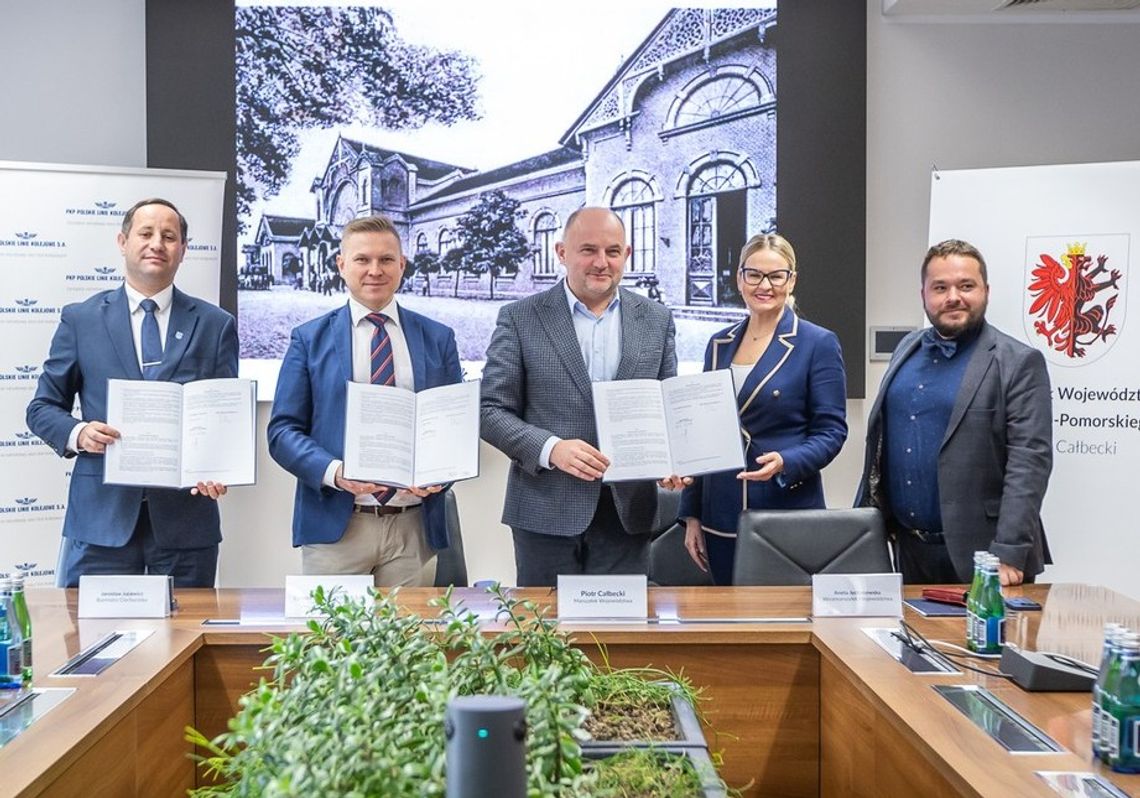 Pociągiem PKP do tężni w Ciechocinku