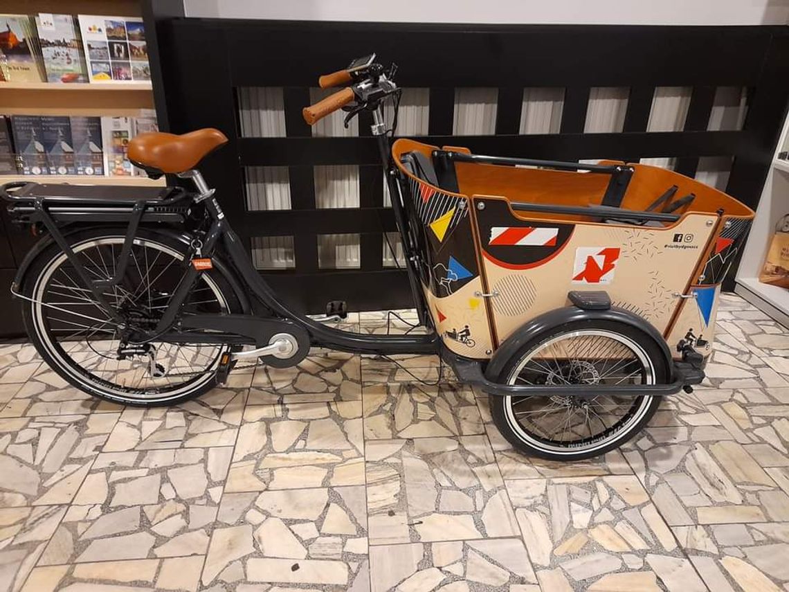 Pokaz rowerów cargo w Bydgoszczy 