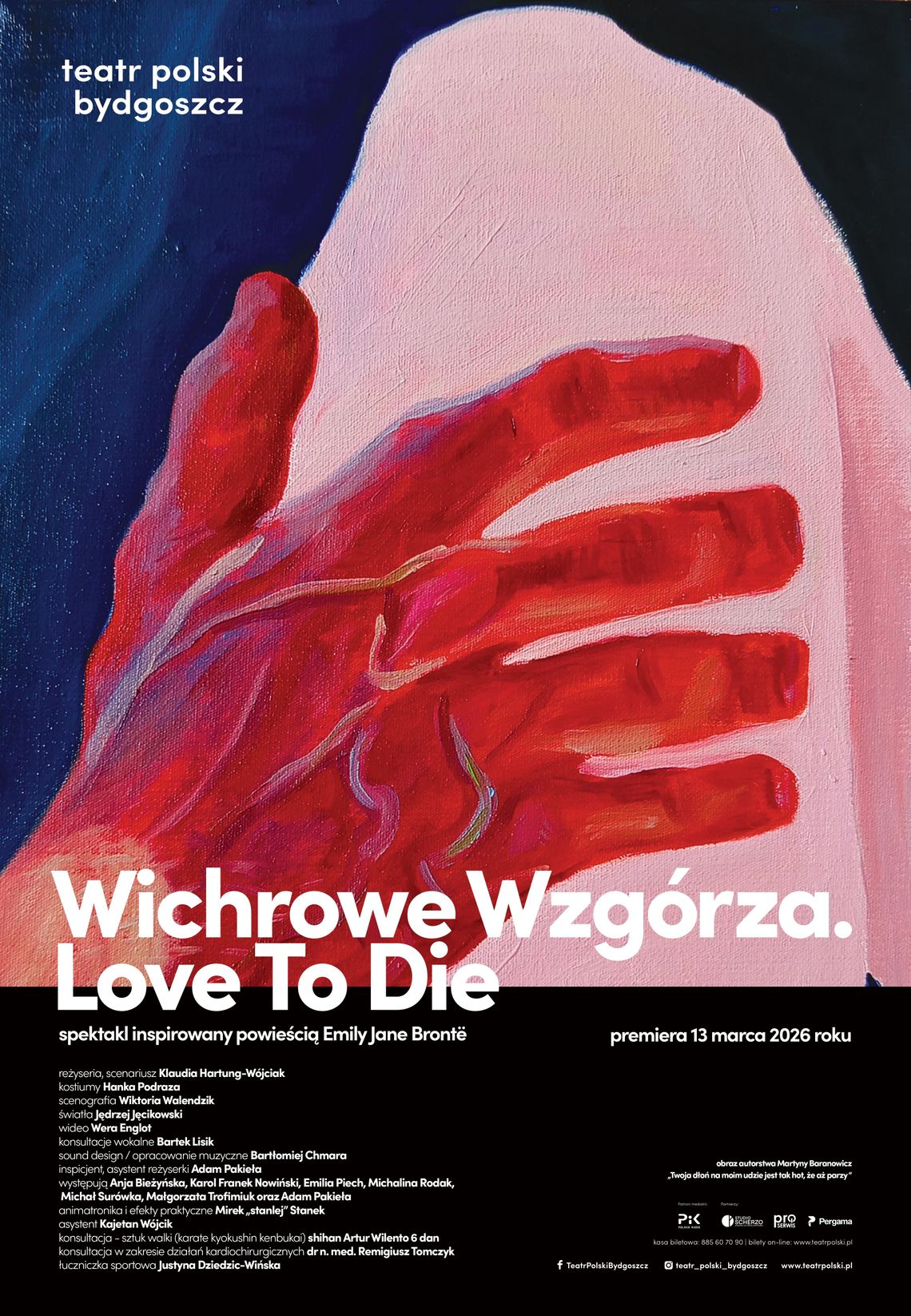 Premiera już za tydzień. "Wichrowe Wzgórza. Love To Die" w Teatrze Polskim w Bydgoszczy