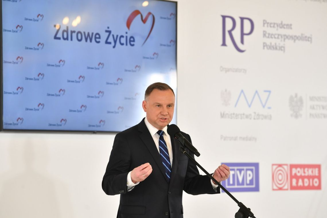 Prezydent: Mobilna strefa zdrowia w ramach programu "Zdrowe Życie" rusza w Polskę