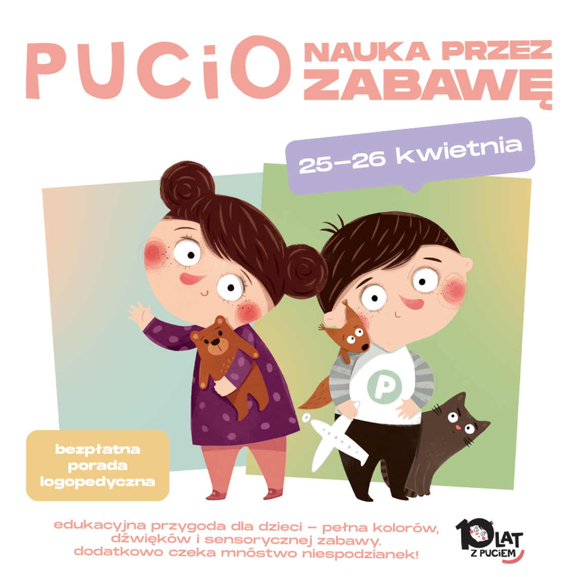 Pucio zaprasza do świata zabawy i nauki. Rodzinne wydarzenie w Focus Bydgoszcz
