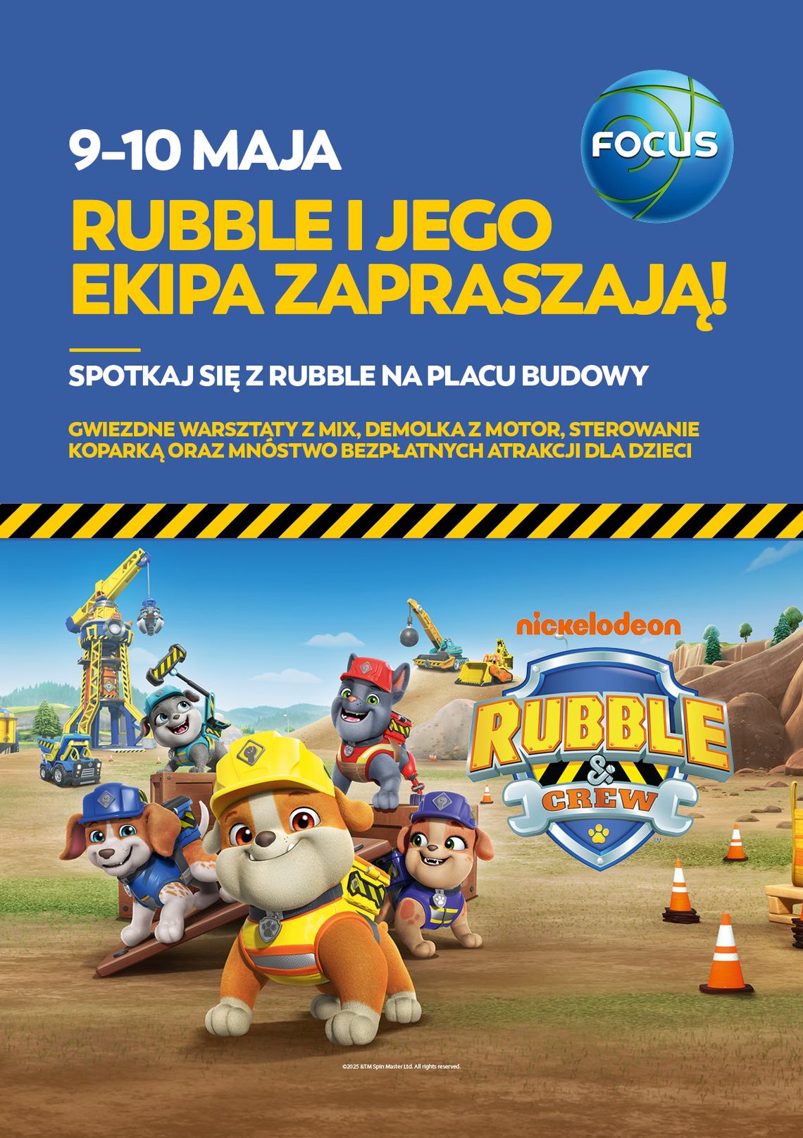 Rubble i jego ekipa 9 i 10 maja w bydgoskim centrum handlowym