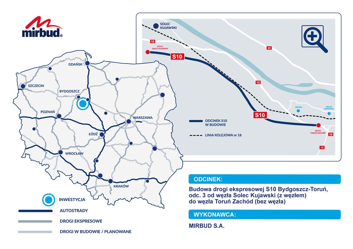 Rusza budowa drogi ekspresowej S10 Bydgoszcz – Toruń, odc. 3