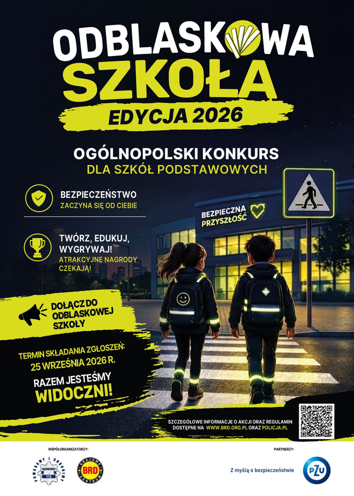 Rusza II edycja konkursu "ODBLASKOWA SZKOŁA"