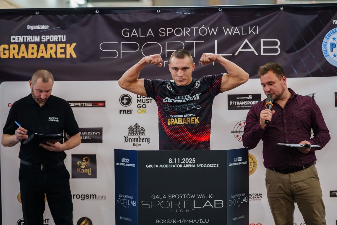 Sportowe emocje zawitają do Galerii Pomorskiej! Oficjalne ważenie zawodników przed galą Sport Lab Fight 2026