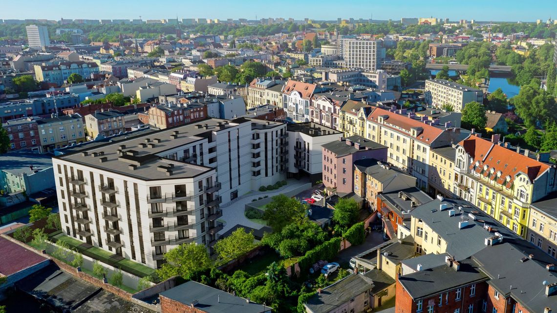 Śródmiejska inwestycja nad Brdą w Bydgoszczy z pozwoleniem na użytkowanie