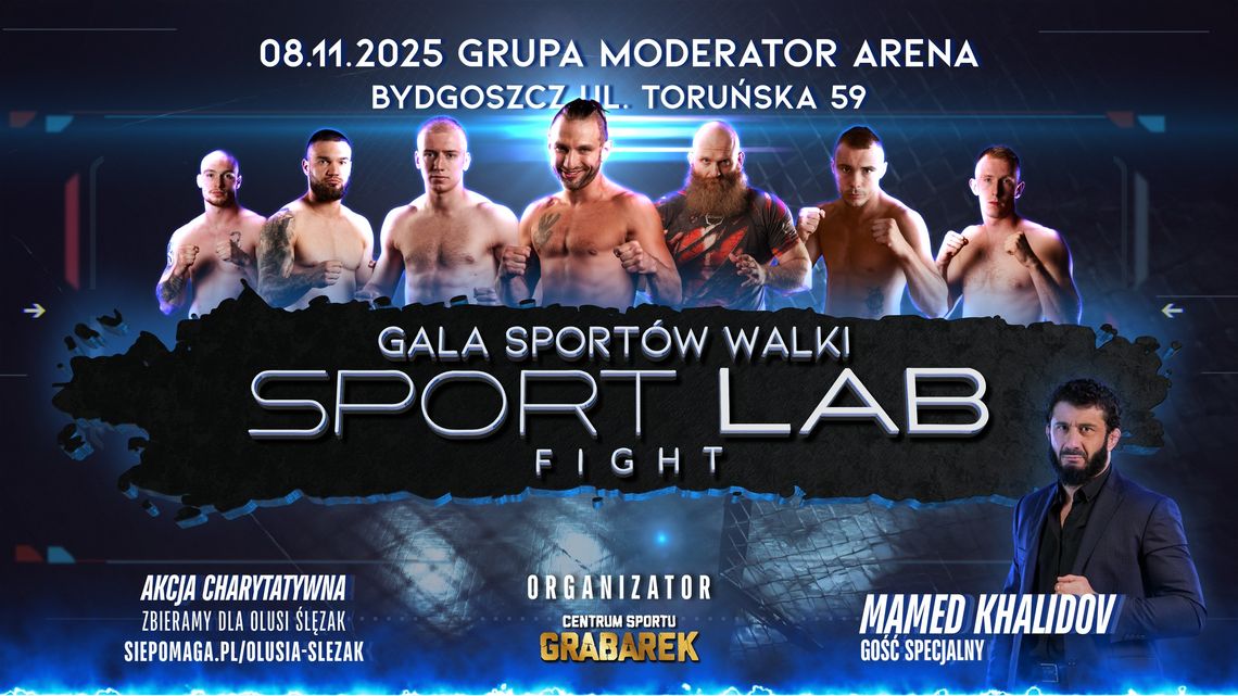 Święto sportów walki już 8 listopada! Lokalni fighterzy zawalczą na Sport Lab Fight w Bydgoszczy