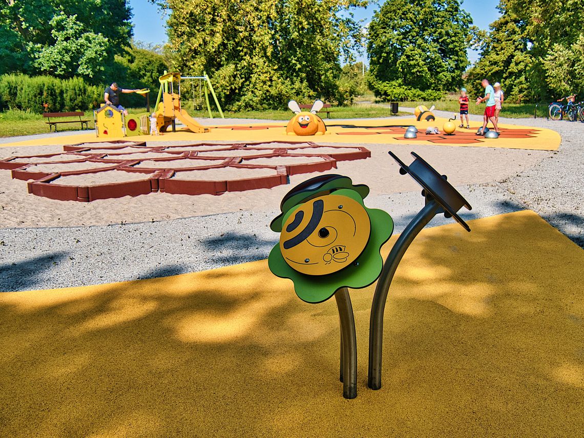 Tematyczny plac zabaw nad Starym Kanałem Bydgoskim