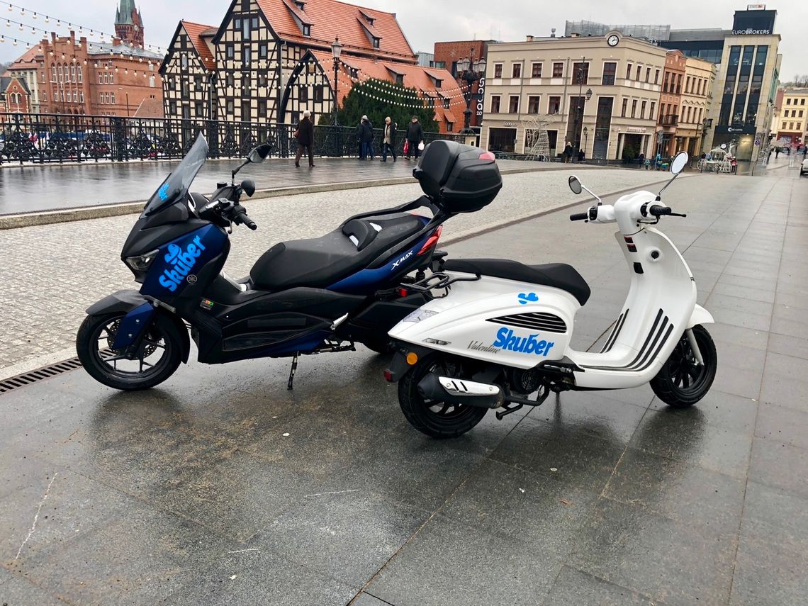 W Bydgoszczy już od marca będzie można zamówić skuter z kierowcą i zapłacić kryptowalutą!