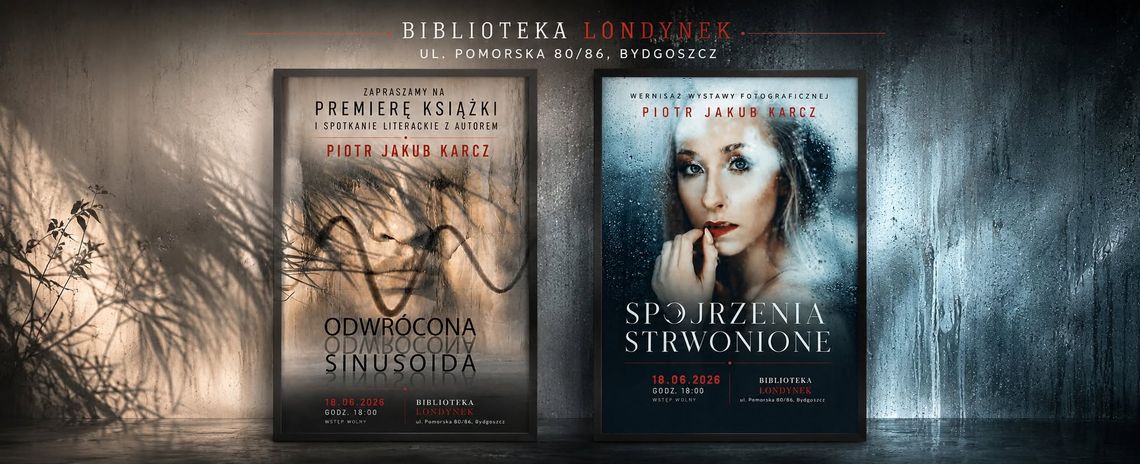 Wernisaż wystawy fotograficznej połączony z premierą powieści "Odwrócona Sinusoida" Wernisaż wystawy fotograficznej połączony z premierą powieści "Odwrócona Sinusoida"