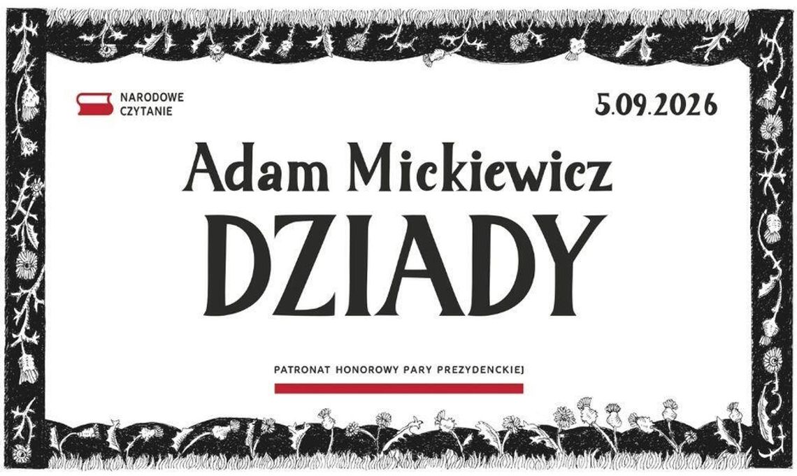WiMBP w Bydgoszczy: Narodowe Czytanie "Dziadów" Adama Mickiewicza WiMBP w Bydgoszczy: Narodowe Czytanie "Dziadów" Adama Mickiewicza