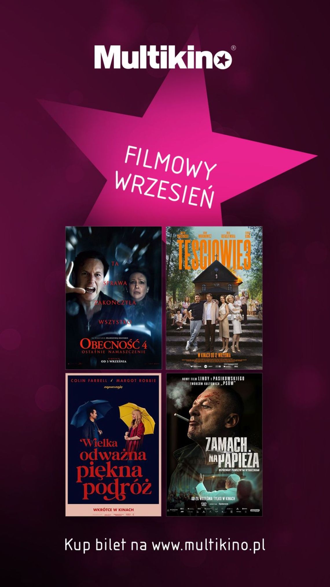 Wrześniowe premiery filmowe czekają w Multikinie!