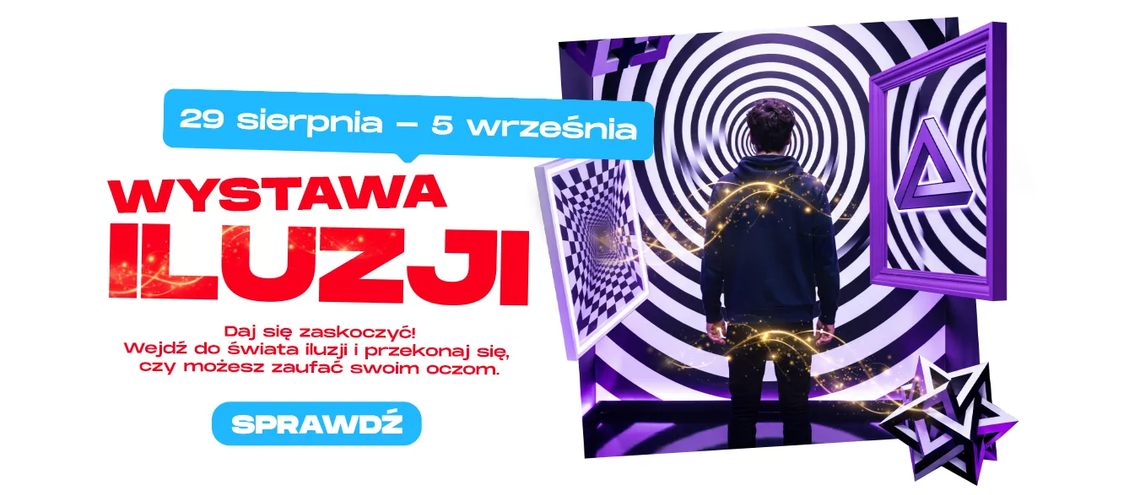 Wystawa iluzji w CH Focus. Bydgoszcz na tydzień zanurzy się w świecie optycznych zagadek