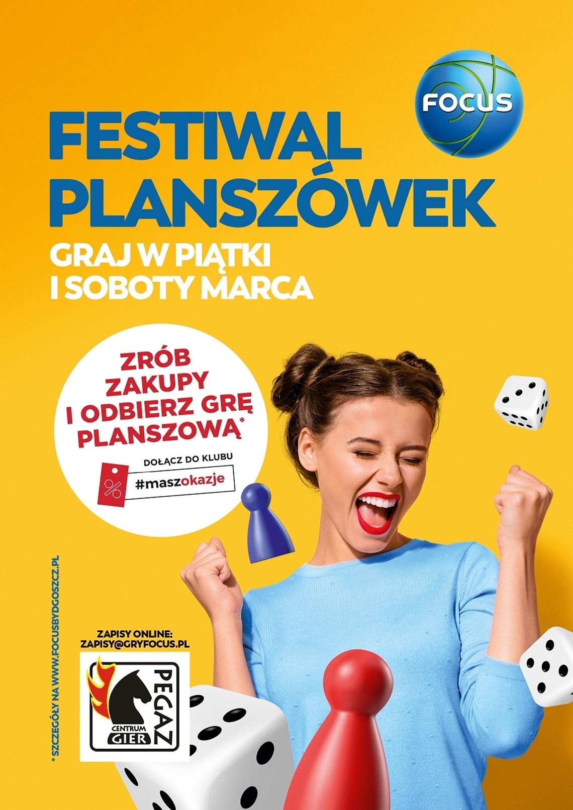 Zabierz rodzinę i znajomych na Festiwal Gier Planszowych w Focusie!