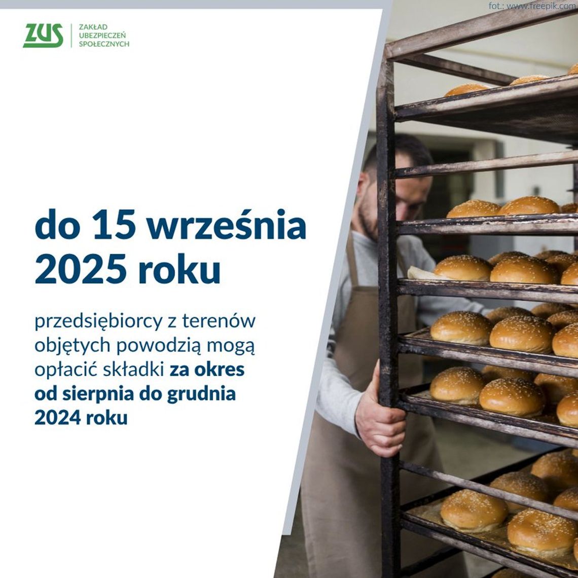 ZUS Bydgoszcz: Nowy termin płatności składek dla przedsiębiorców, którzy ucierpieli w powodzi