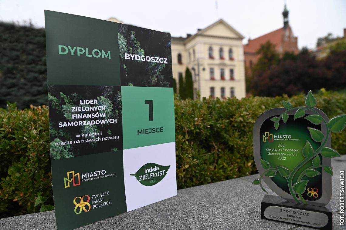 Zwycięstwo Bydgoszczy w Rankingu Zielonych Finansów Samorządowych