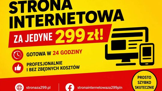 Strona internetowa w 24h za 299 zł / Nowoczesna strona dopasowana do Twojej firmy