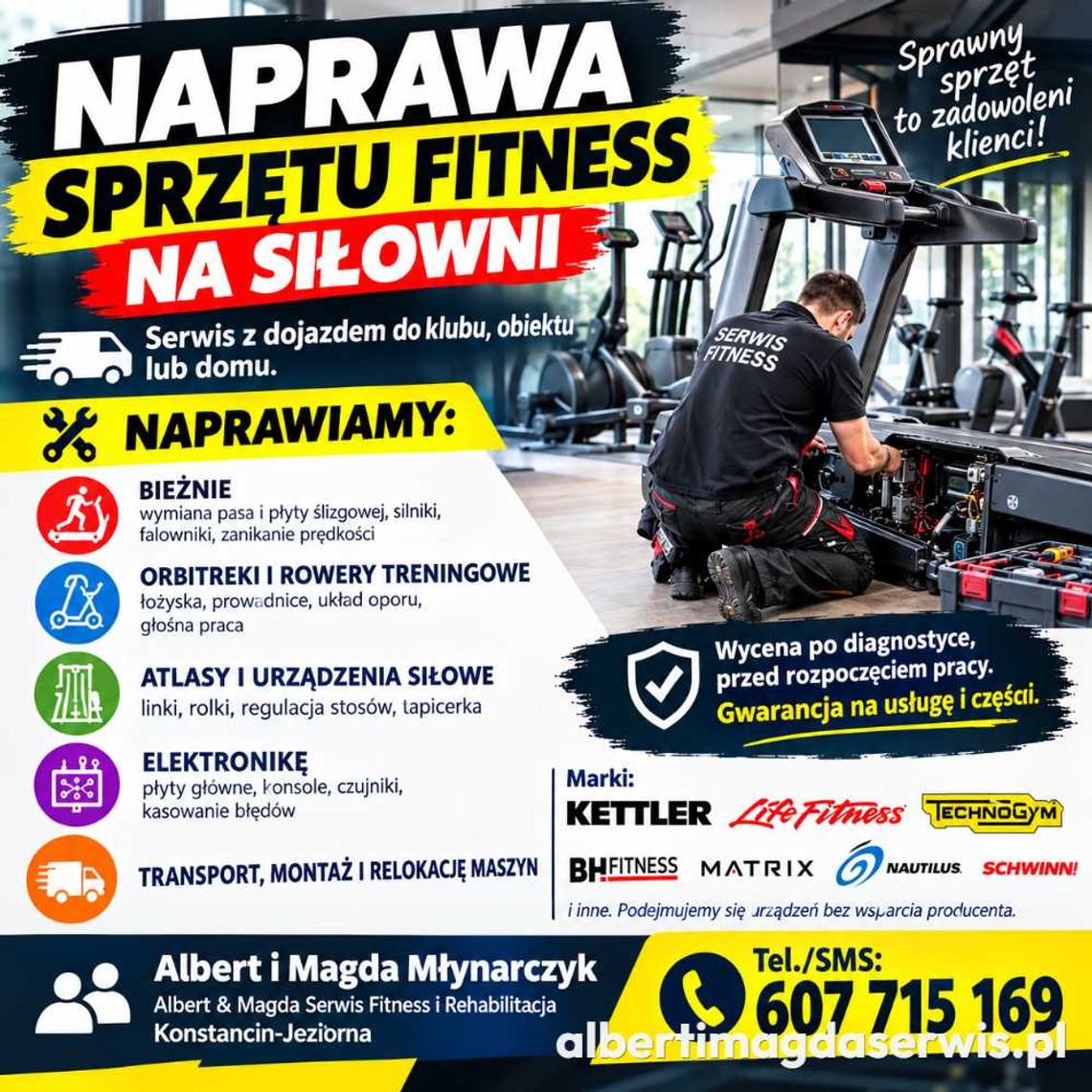 Serwis Siłowni Bydgoszcz Sprzętu Fitness/ Rehabilitacyjnego Serwis Siłowni Bydgoszcz Sprzętu Fitness/ Rehabilitacyjnego