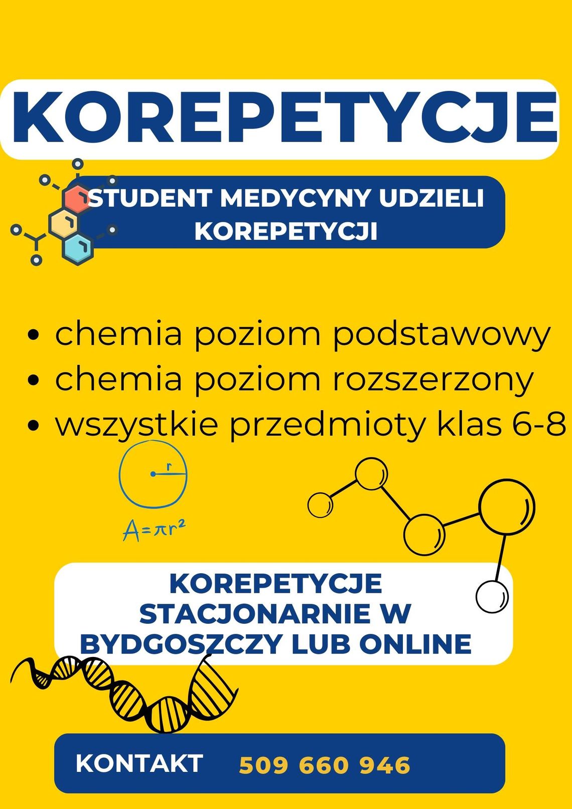 Student Collegium Medicum UMK udzieli korepetycji