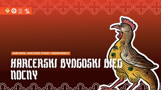 Plakat wydarzenia Harcerski Bydgoski Bieg Nocny