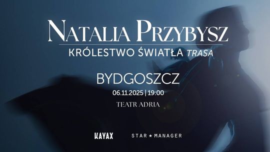 Natalia Przybysz - Królestwo Świateł Trasa Plakat koncertu Natalii Przybysz
